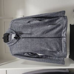 Dark gray zip up sweatshirt